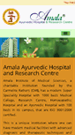 Mobile Screenshot of amalaayurveda.org