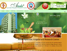 Tablet Screenshot of amalaayurveda.org